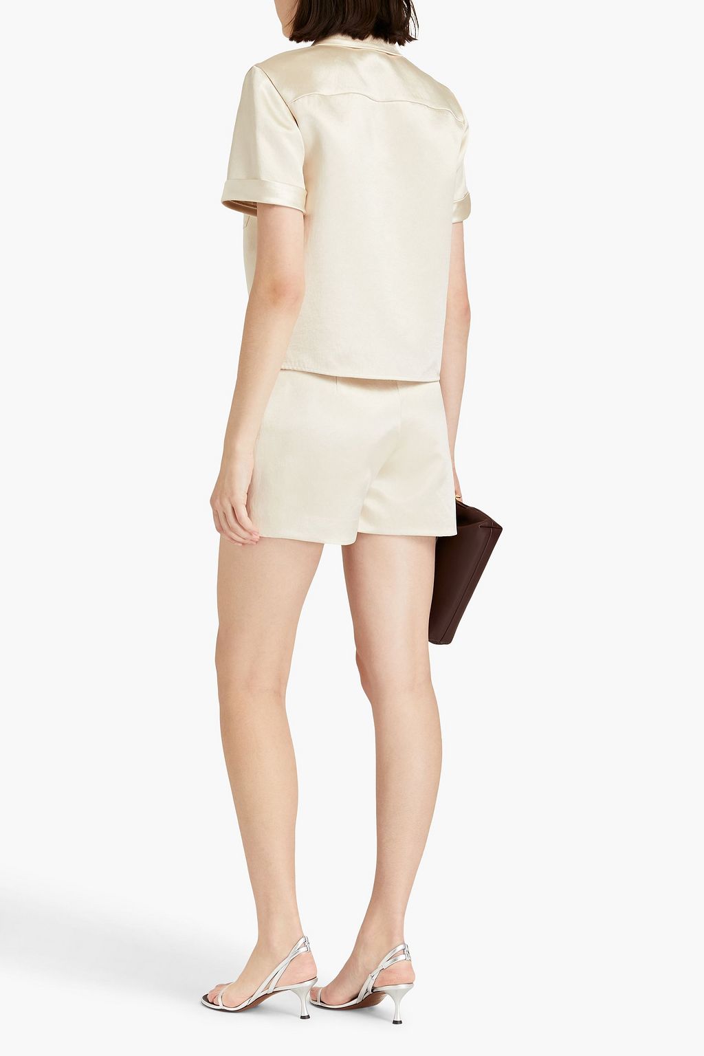 THEORY Satin-twill shirt