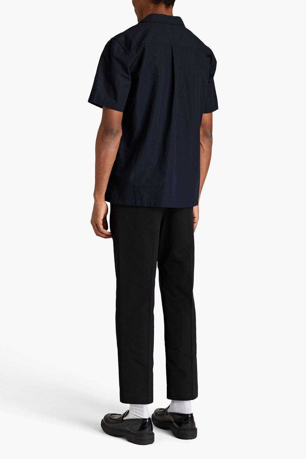FRAME Cotton and linen-blend shirt