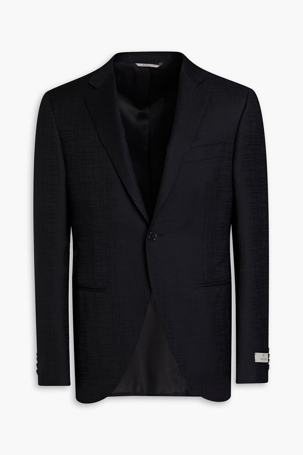 Canali black blazer deals