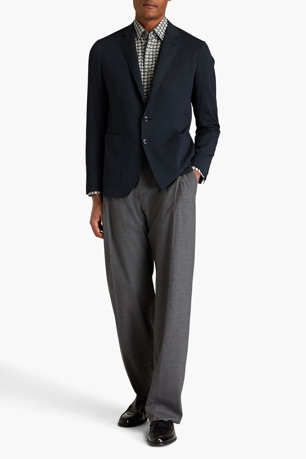 CANALI Seersucker blazer