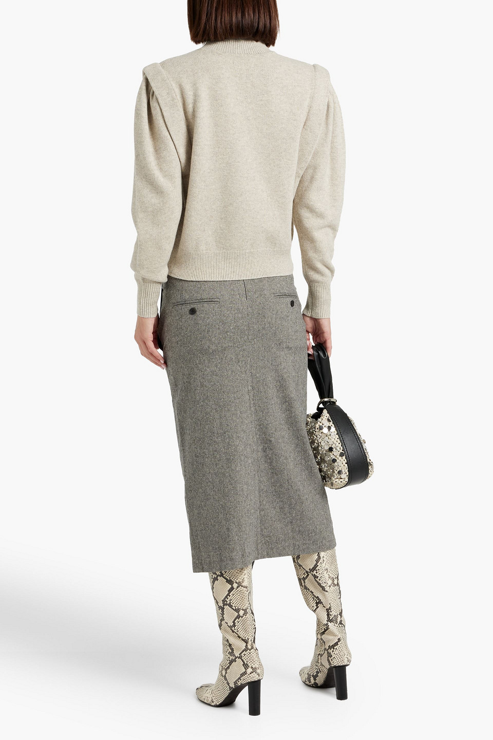ISABEL MARANT ÉTOILE LUCILE WOOL-BLEND TURTLENECK SWEATER