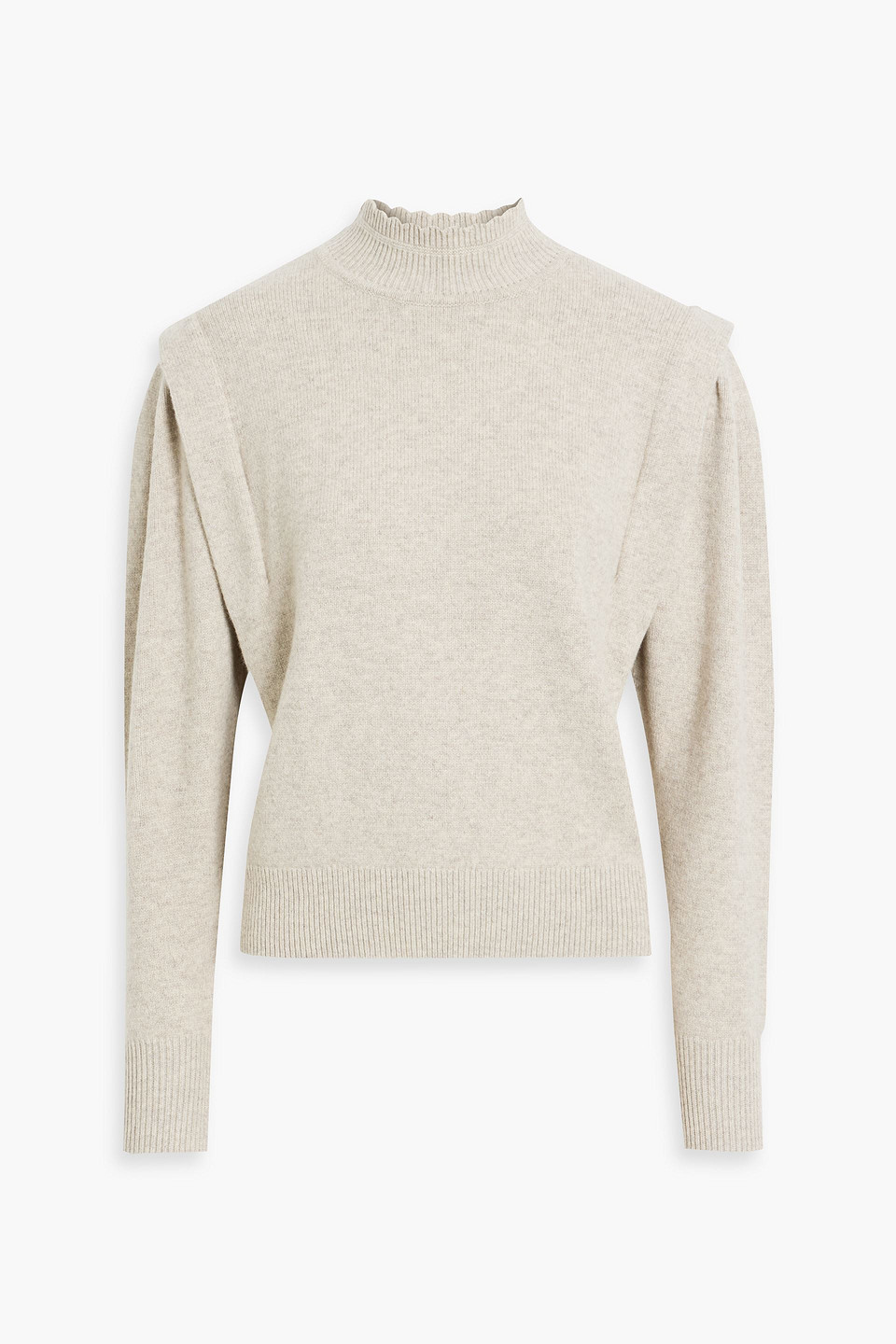 Isabel Marant Étoile Lucile Wool-blend Turtleneck Sweater In Beige