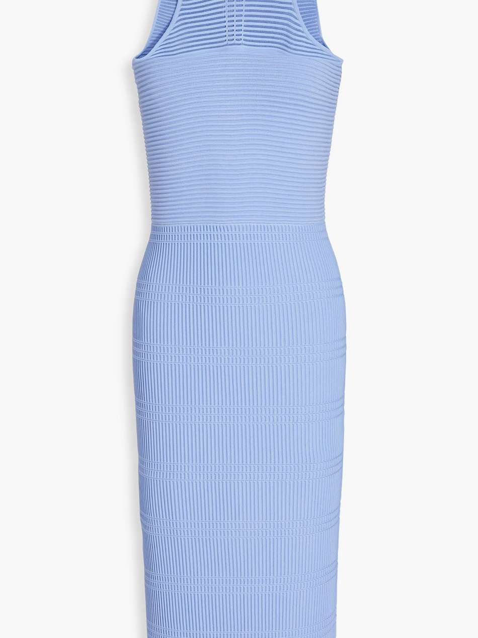 ribbed-knit dress