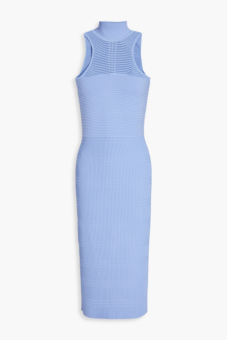 Herve Leger Bandage Dress In Light Blue