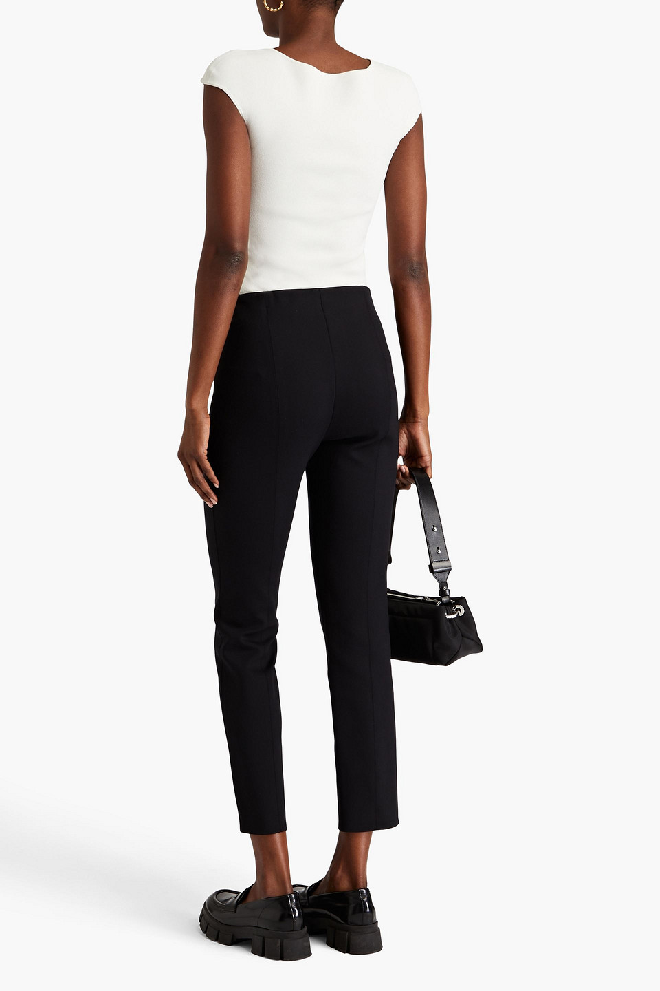Theory Leggings Aus Stretch-jersey In Black