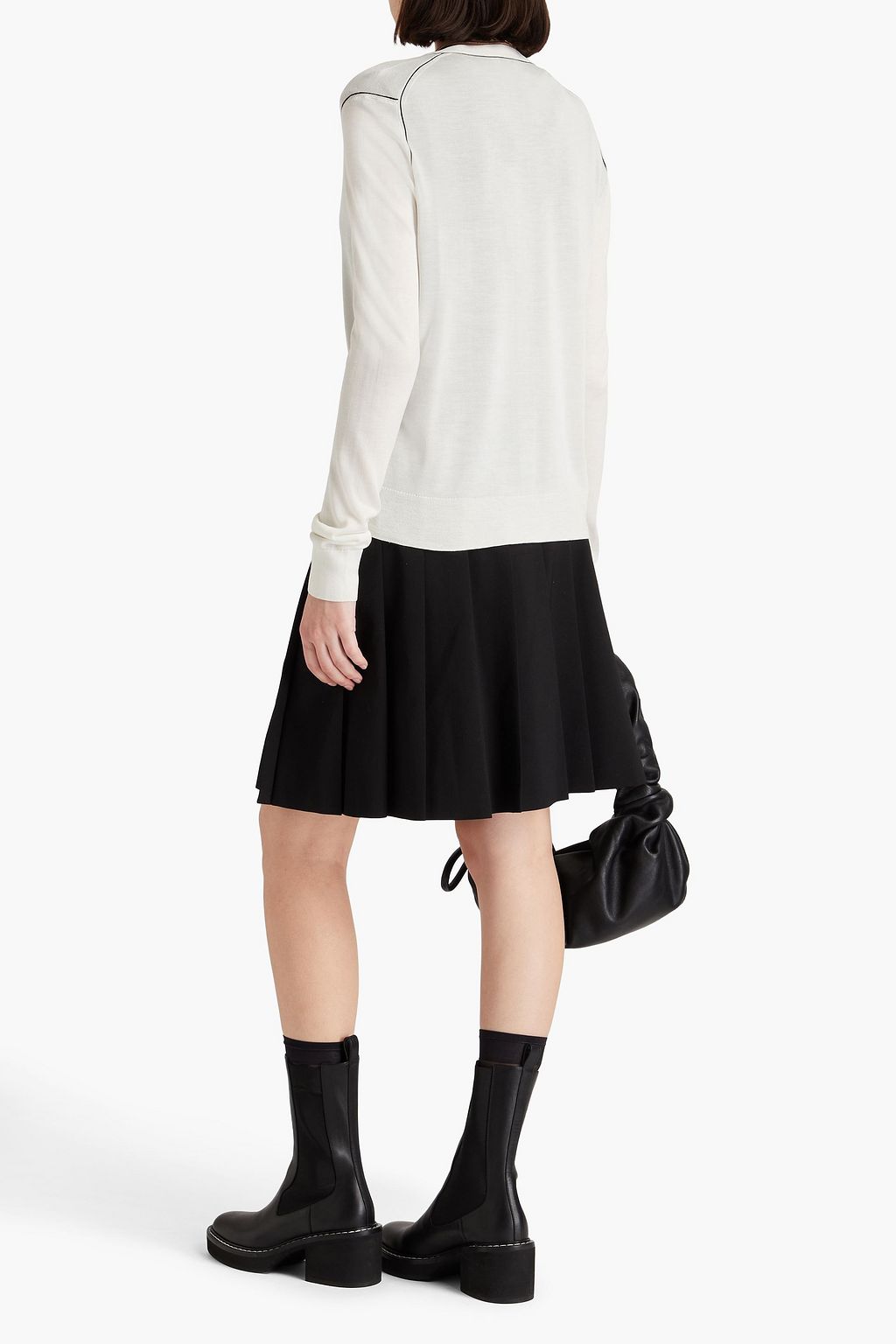 THEORY Silk-blend cardigan