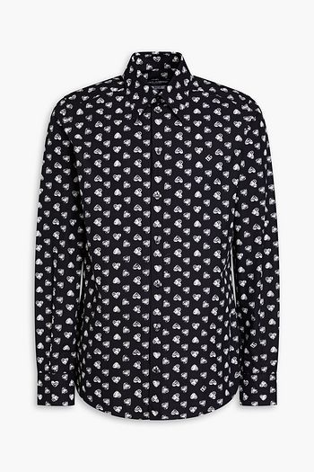 Dolce & Gabbana Monochrome Polka Dot Crepe Leggings M Dolce & Gabbana