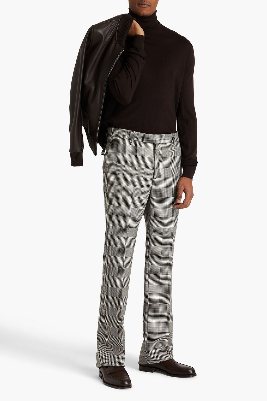 DOLCE&GABBANA Slim-fit cashmere-blend turtleneck sweater