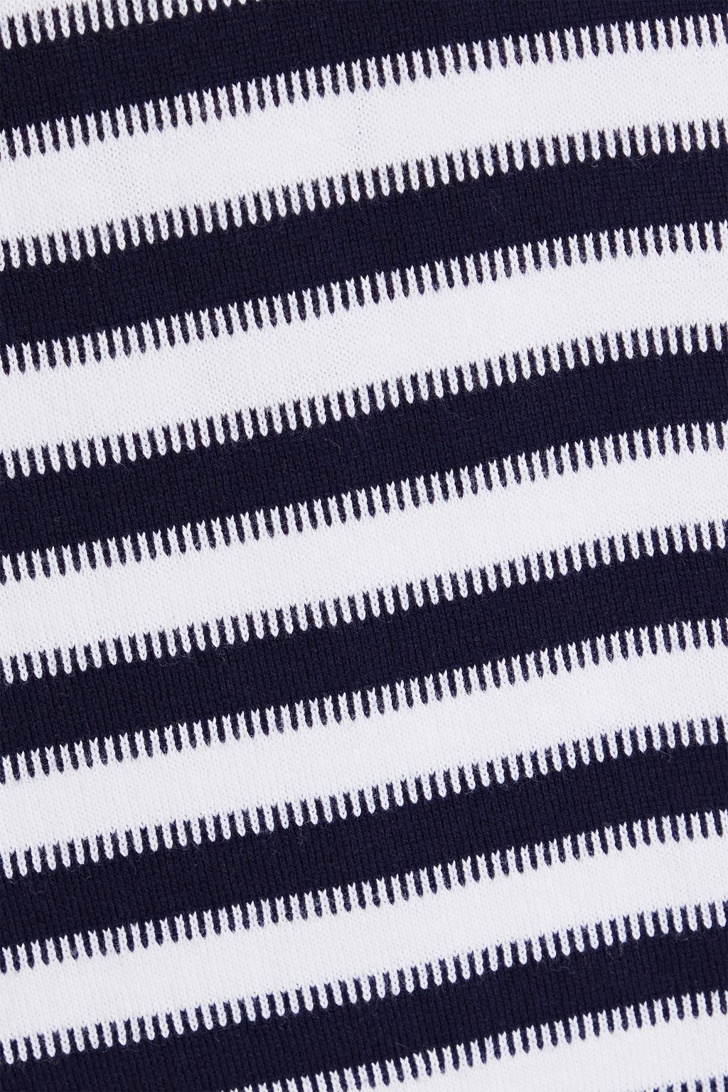 CANALI Striped cotton polo sweater