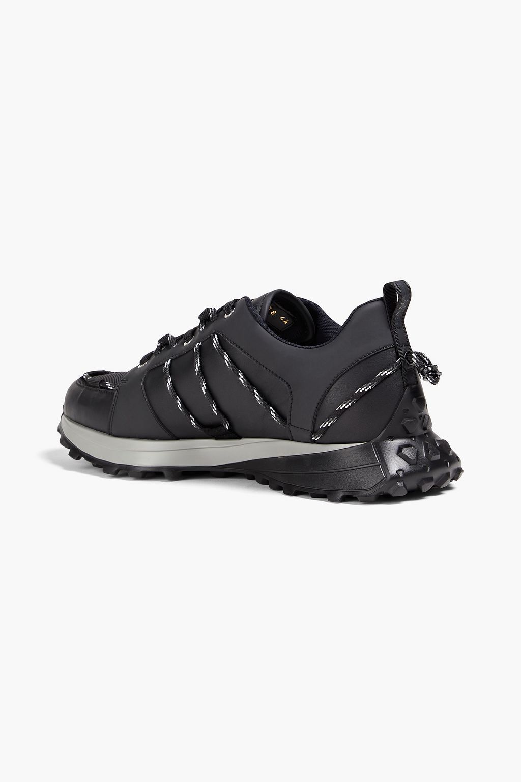 CANALI Shell and leather sneakers