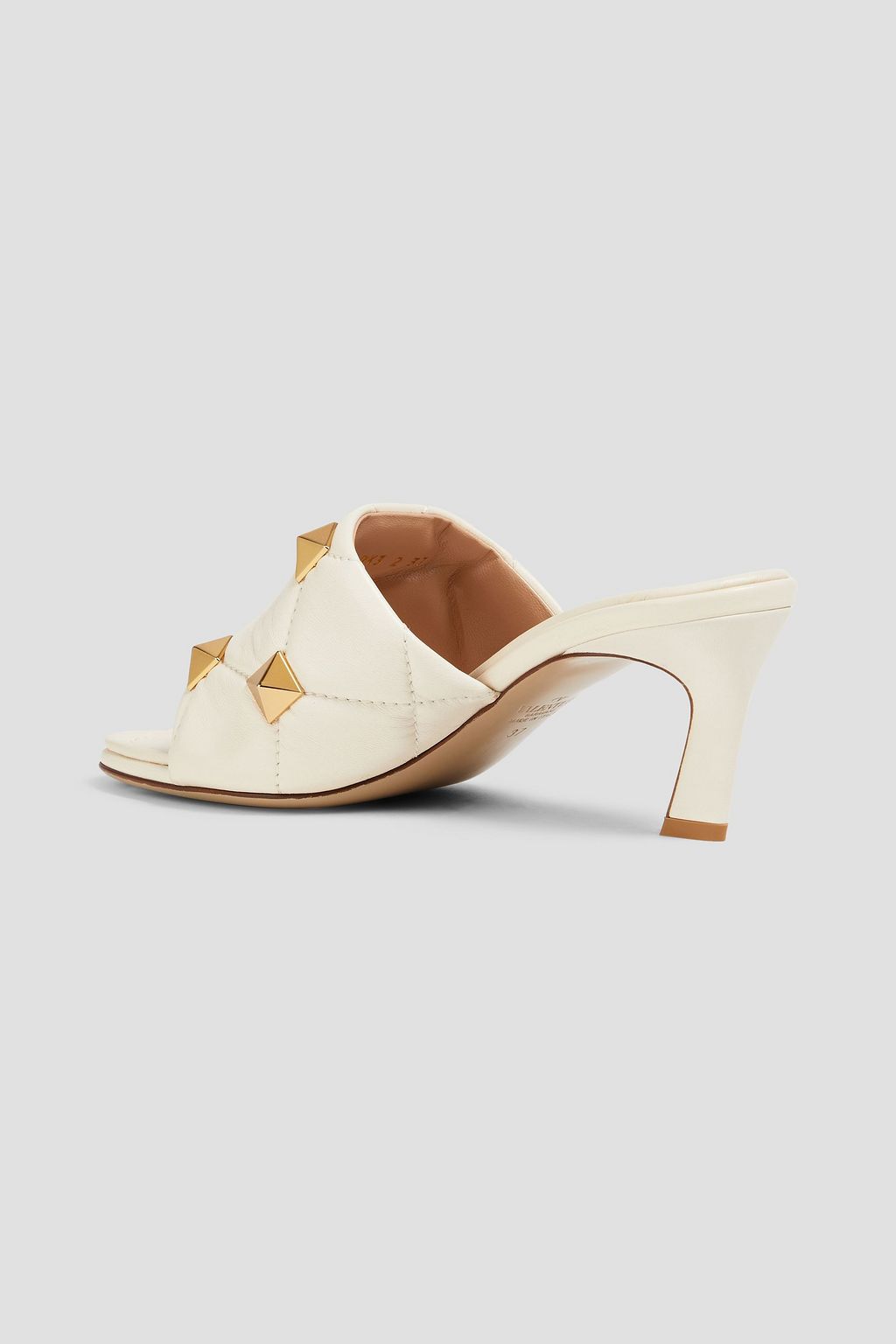VALENTINO GARAVANI Roman Stud quilted leather mules
