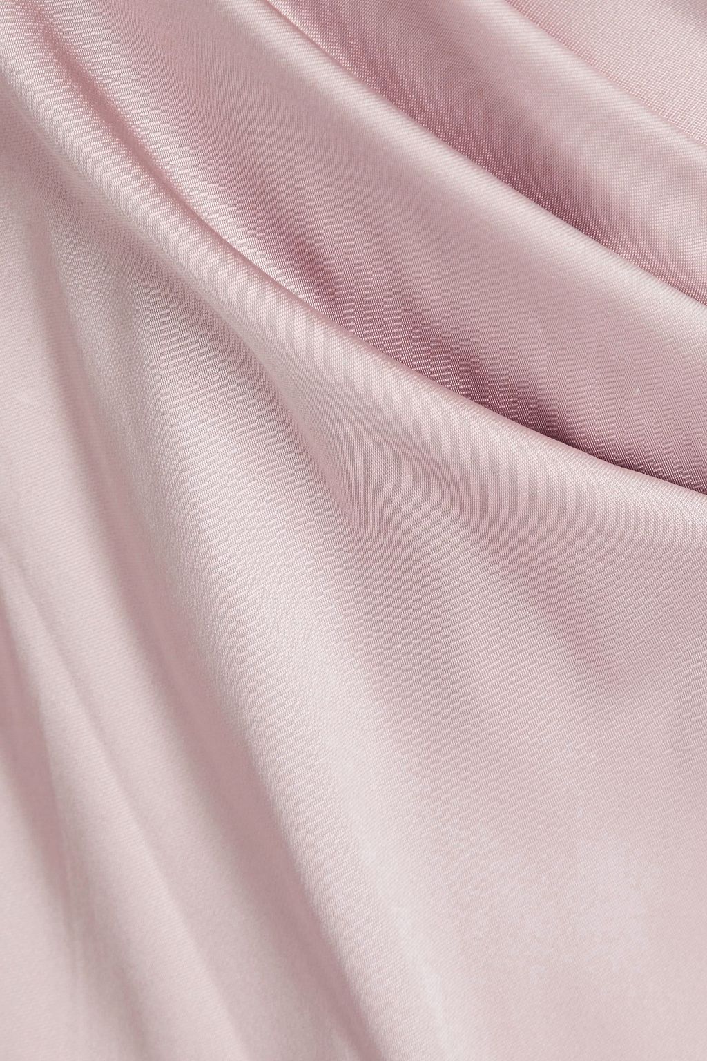 FENDI Draped pleated silk-satin gown