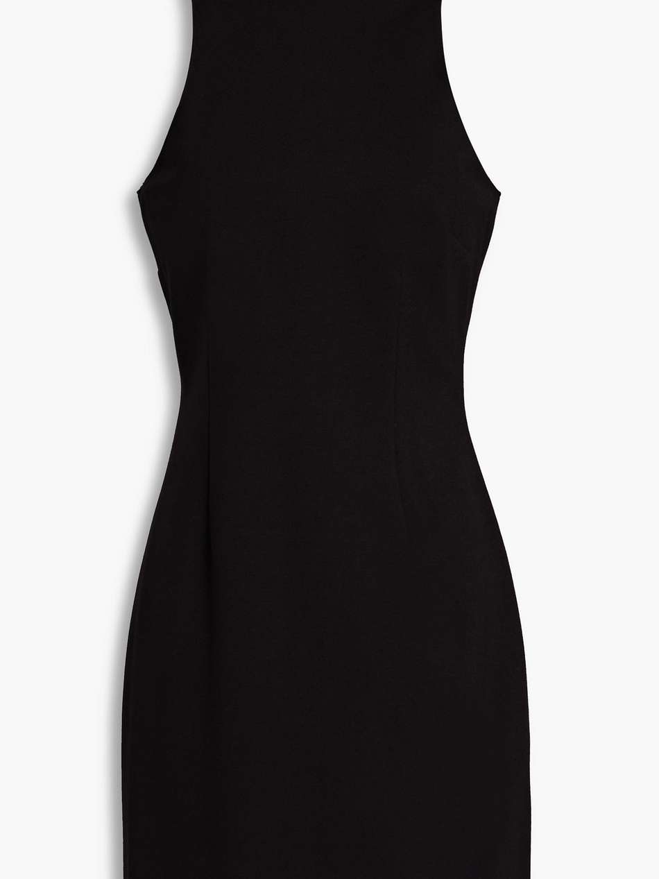 jersey turtleneck mini dress