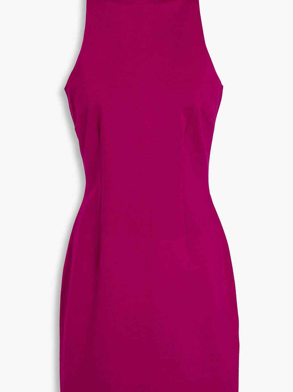 jersey turtleneck mini dress