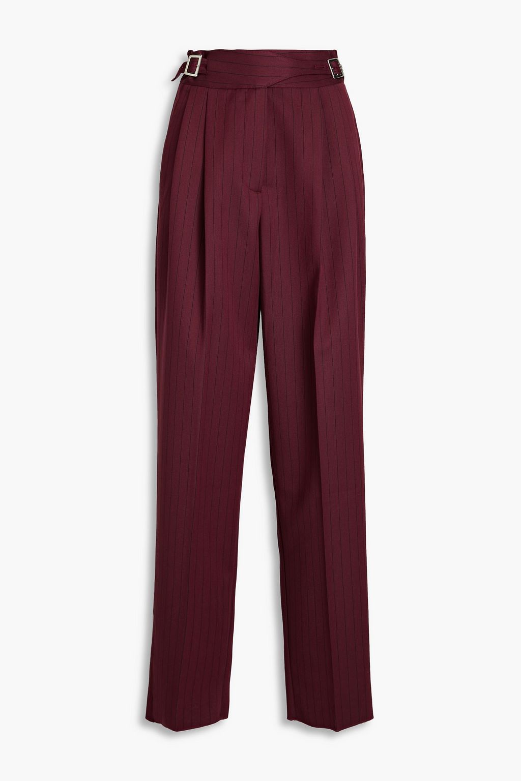 SARA BATTAGLIA Pinstriped twill wide-leg pants | THE OUTNET