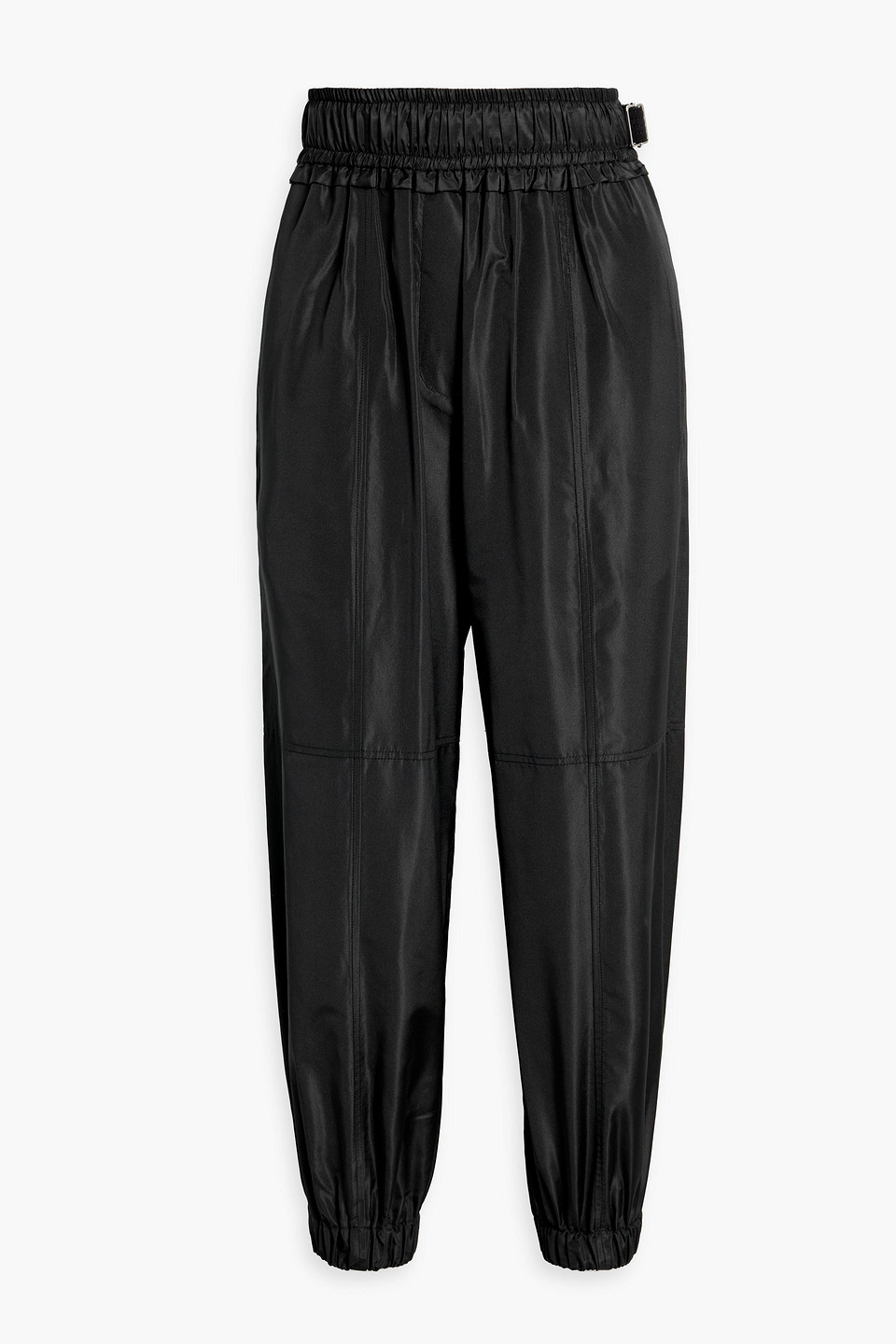 Cropped shell track pants