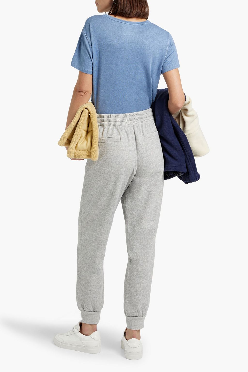 MARANT ÉTOILE Malonae cotton-blend fleece track pants