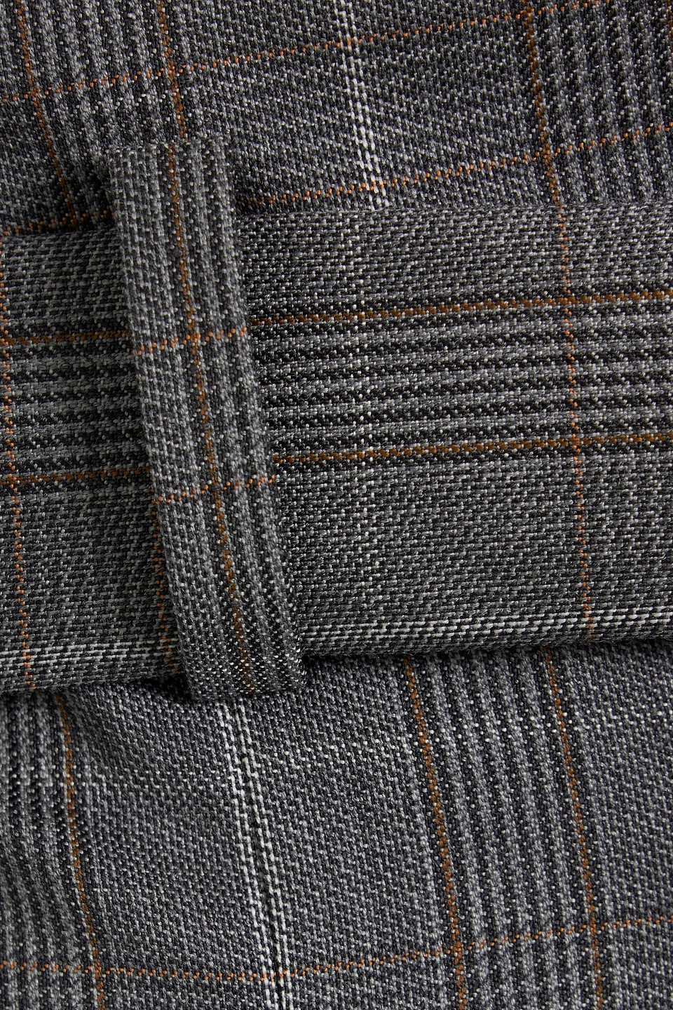 Isabel Marant Étoile Vittoria Prince Of Wales Checked Wool Tapered Pants In Gray
