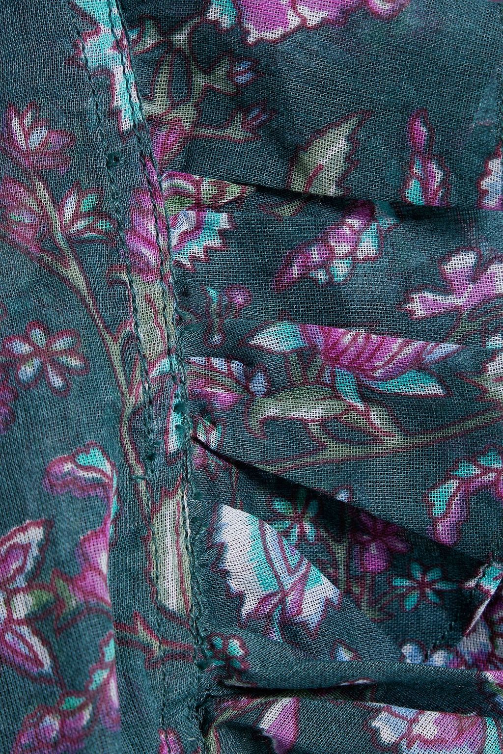 MARANT ÉTOILE Pamias floral-print cotton-voile blouse