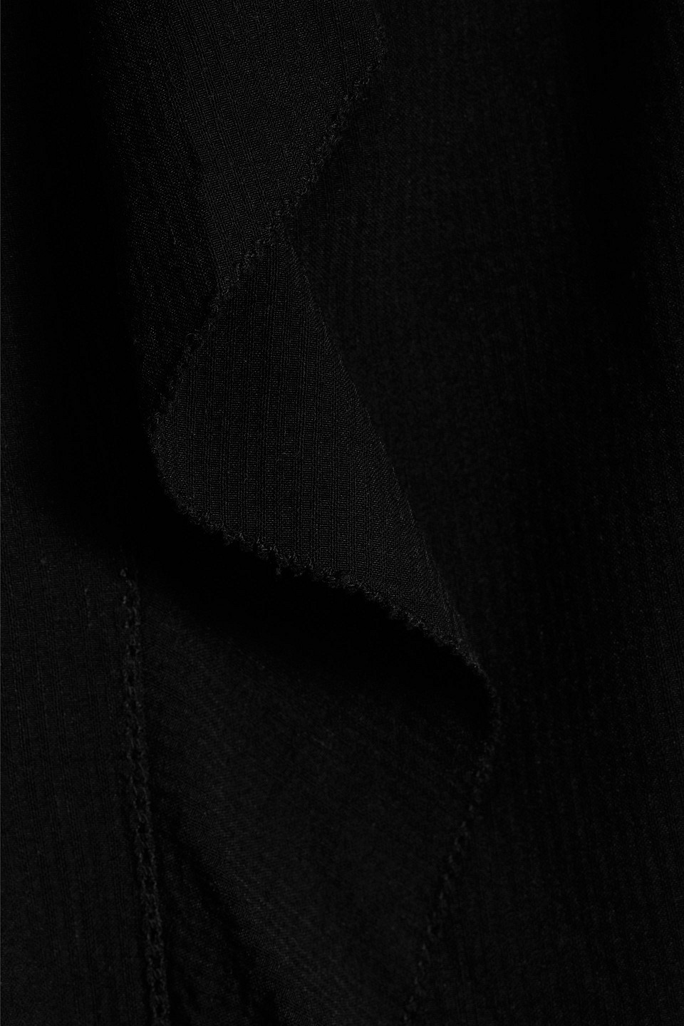 Isabel Marant Étoile Hildia Ruffled Jacquard Blouse In Black