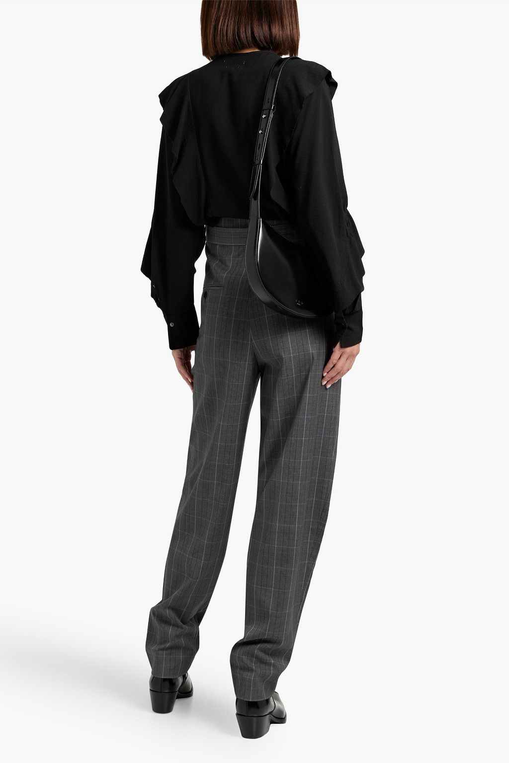 MARANT ÉTOILE Hildia ruffled jacquard blouse