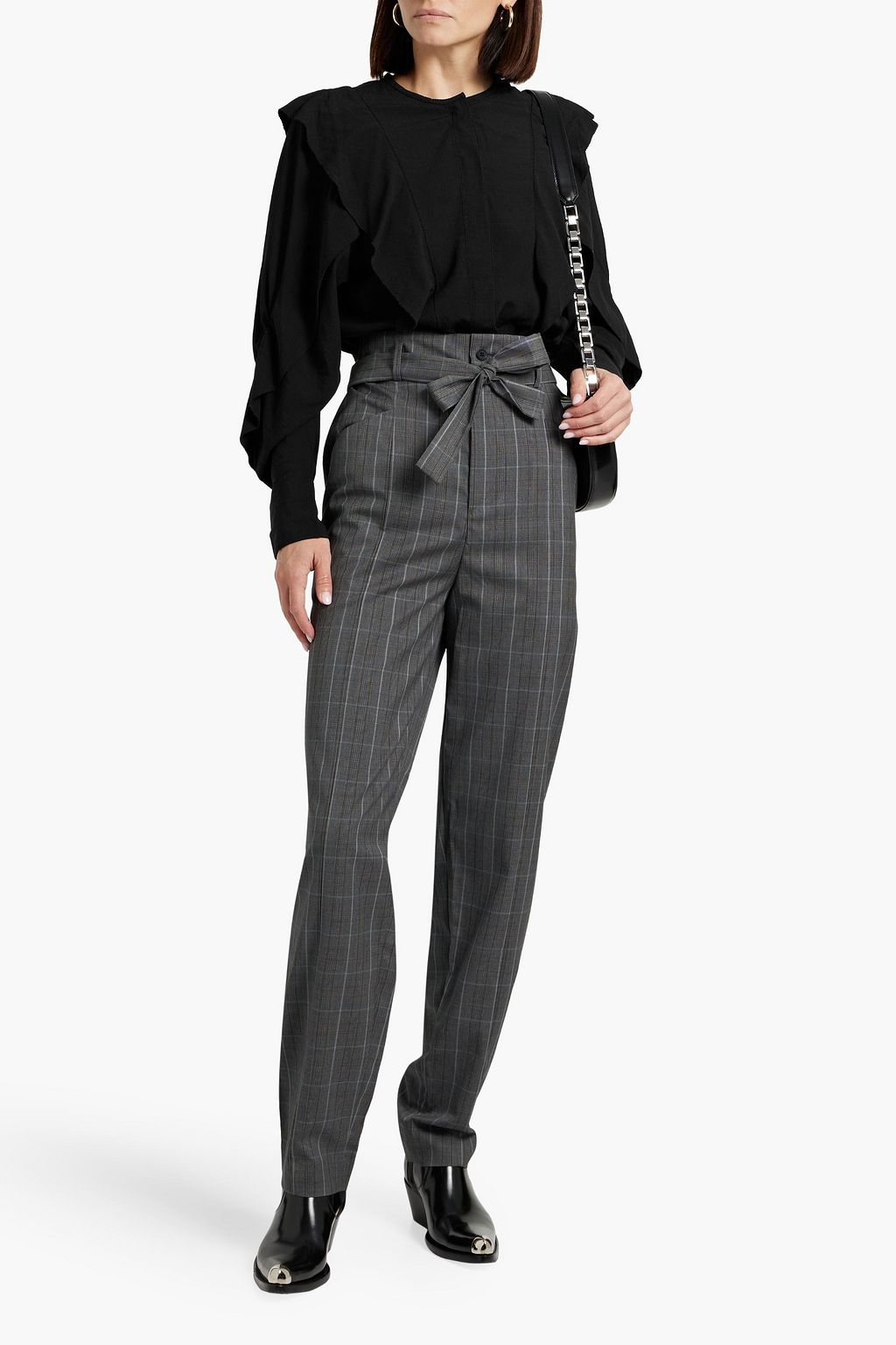 MARANT ÉTOILE Hildia ruffled jacquard blouse