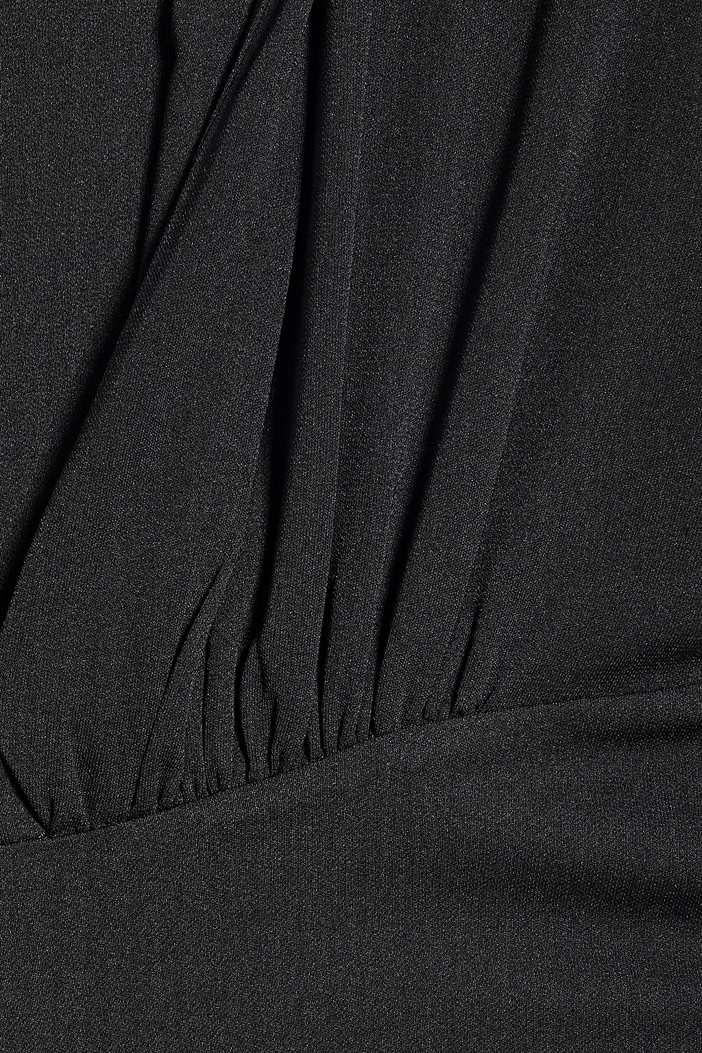 NICHOLAS Gathered stretch-jersey bodysuit