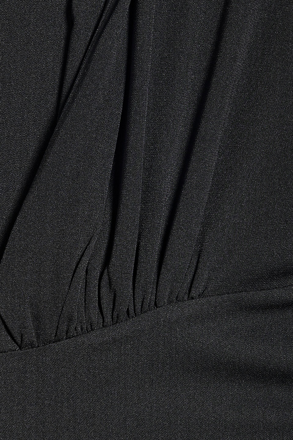 Nicholas Amaretta Gathered Stretch-jersey Bodysuit In Black