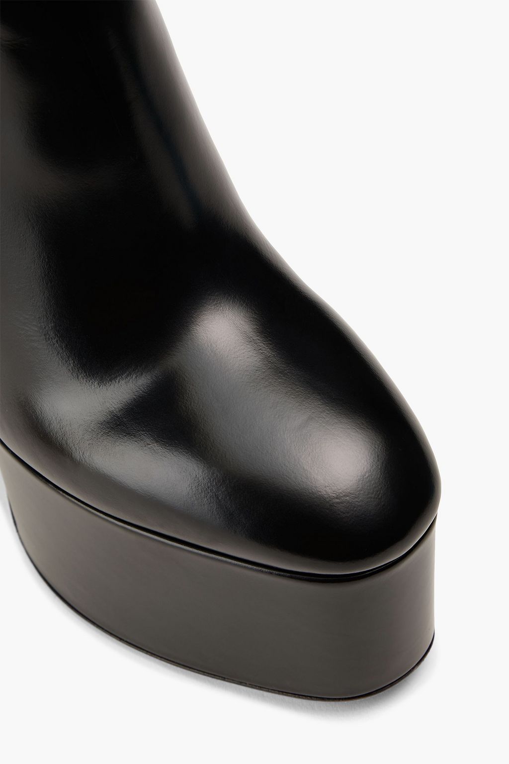 VALENTINO GARAVANI Tan-Go leather platform ankle boots