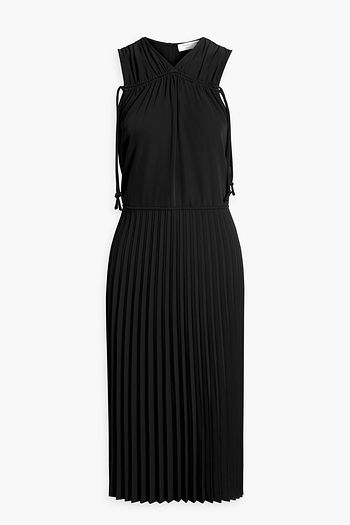 Women's Jeans, Proenza Schouler pleated halter-neck jersey dress Nero, Cheap 127-0 Jordan Outlet UK