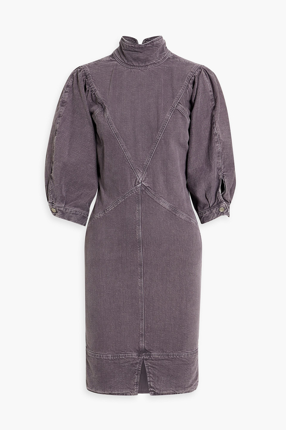 Isabel Marant Étoile Laure Denim Dress In Dark Purple