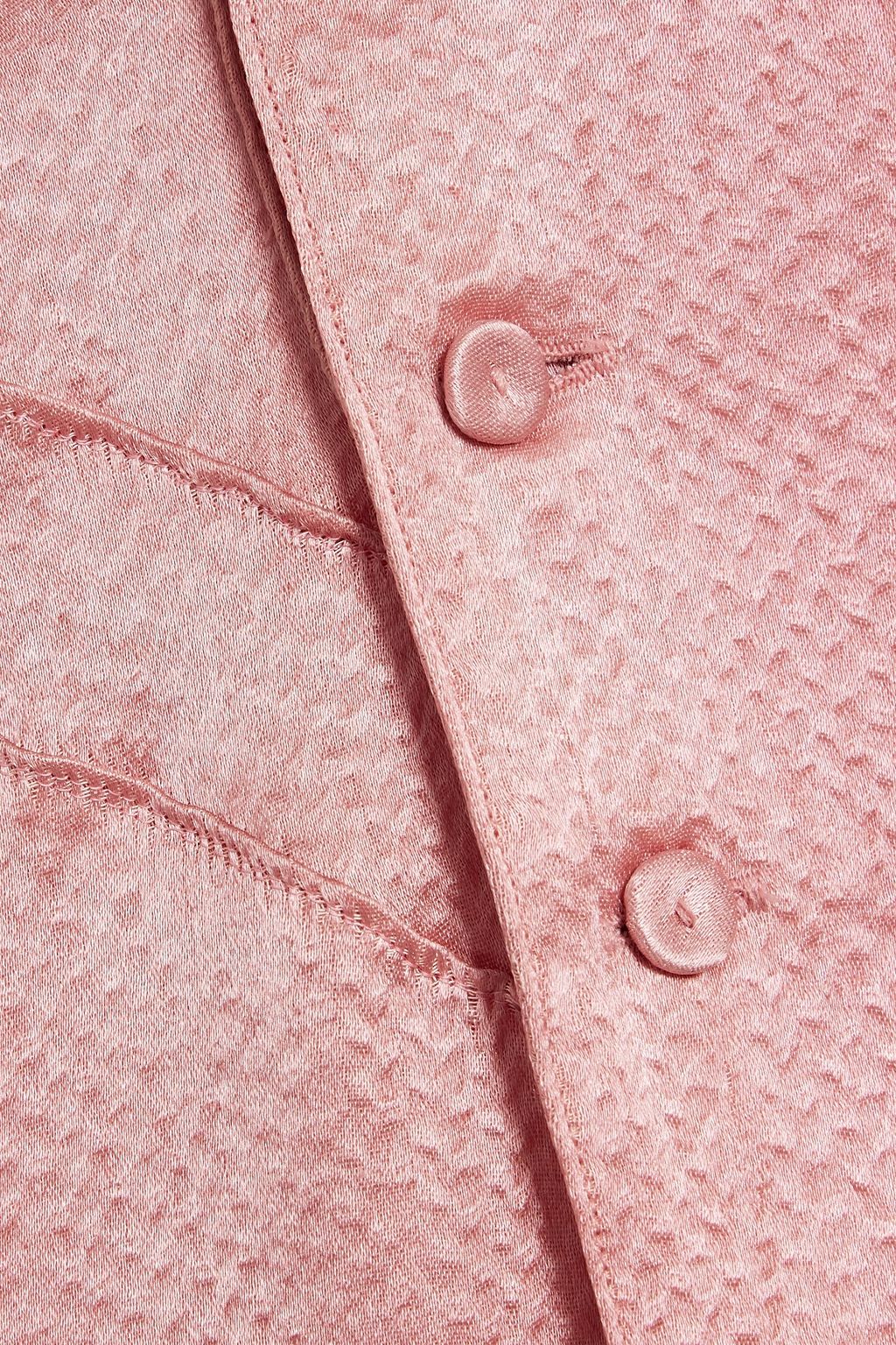 VALENTINO GARAVANI Hammered-satin mini dress