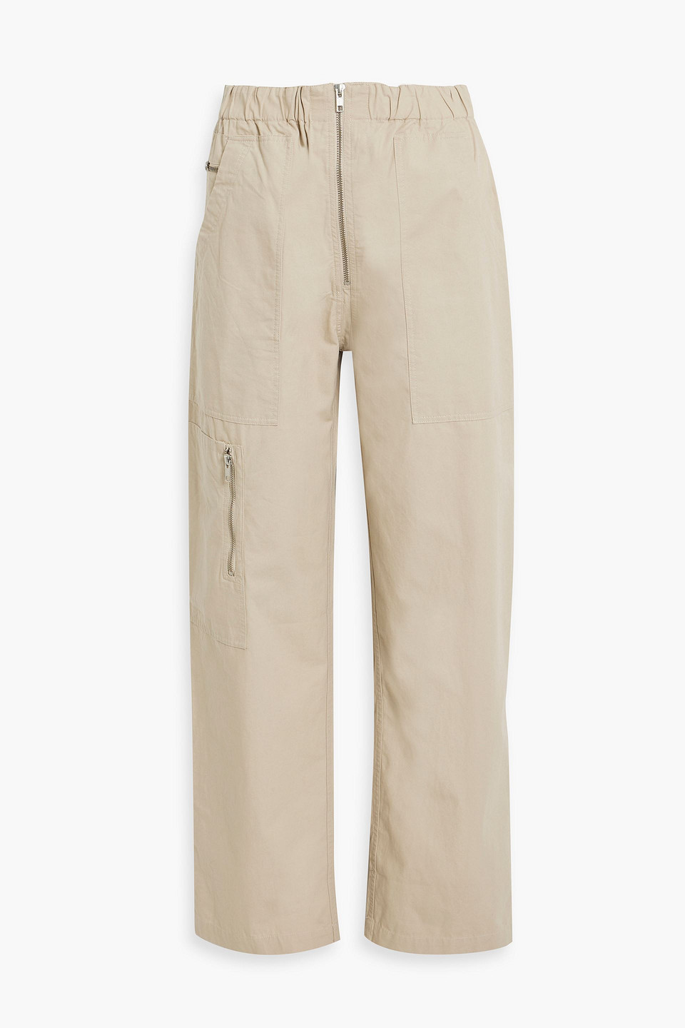 Isabel Marant Étoile Noferis Cotton Tapered Pants In Beige