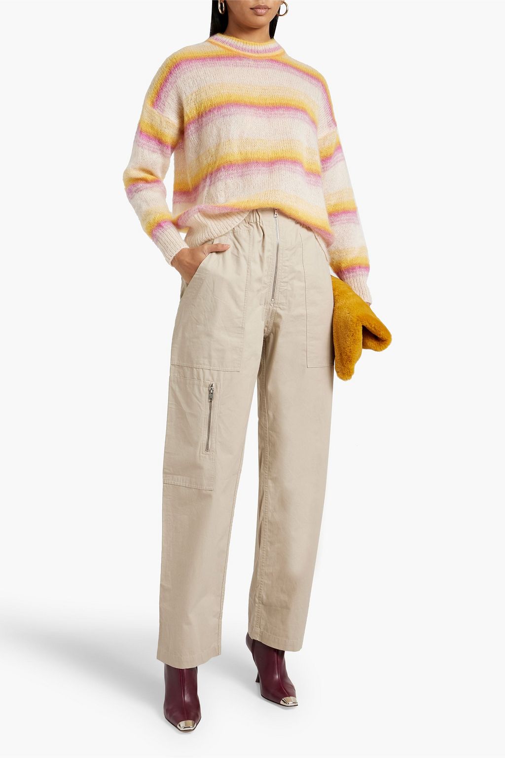 MARANT ÉTOILE Noferis cotton tapered pants
