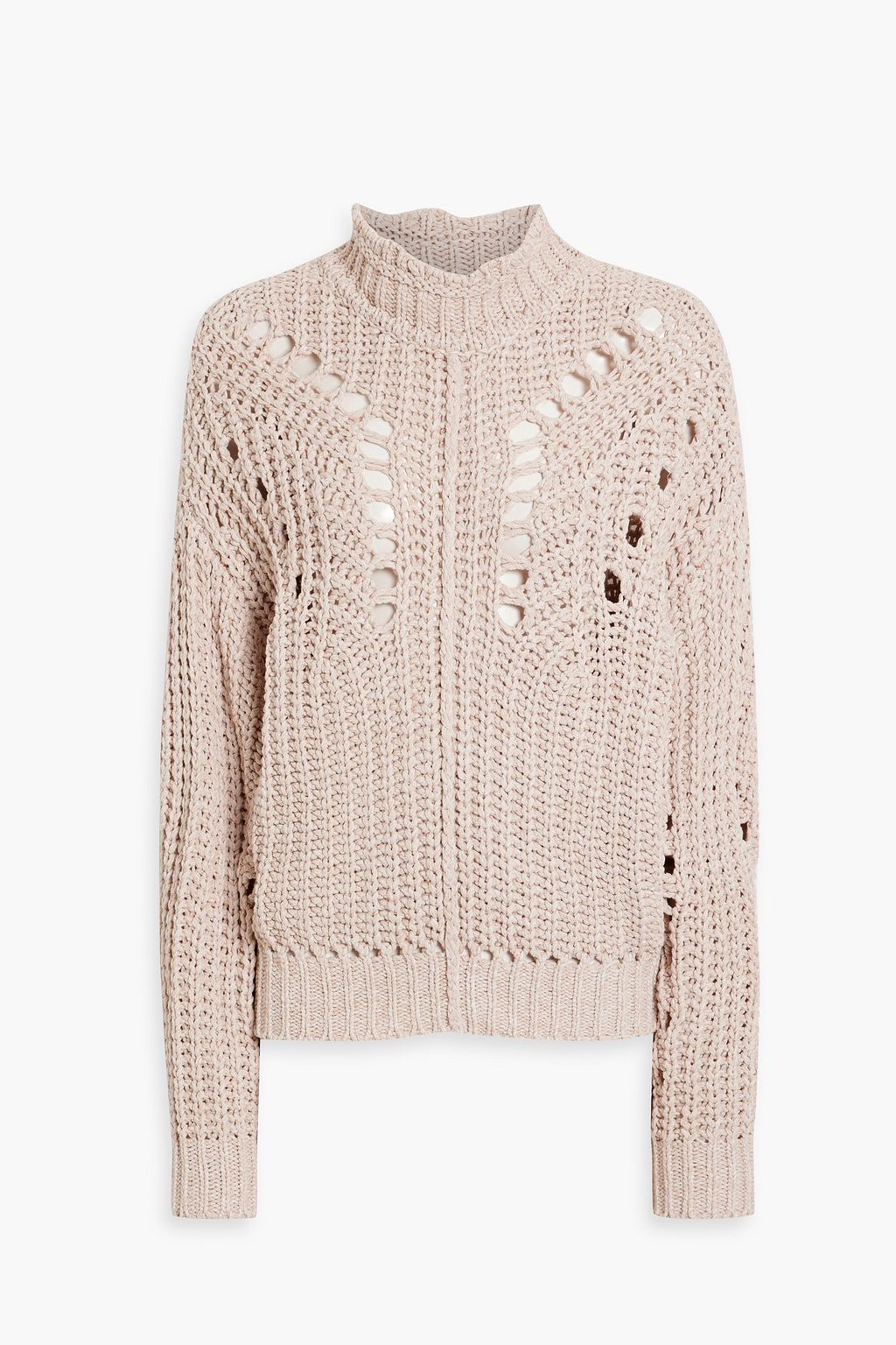 MARANT ÉTOILE Jarren open-knit turtleneck sweater | THE OUTNET