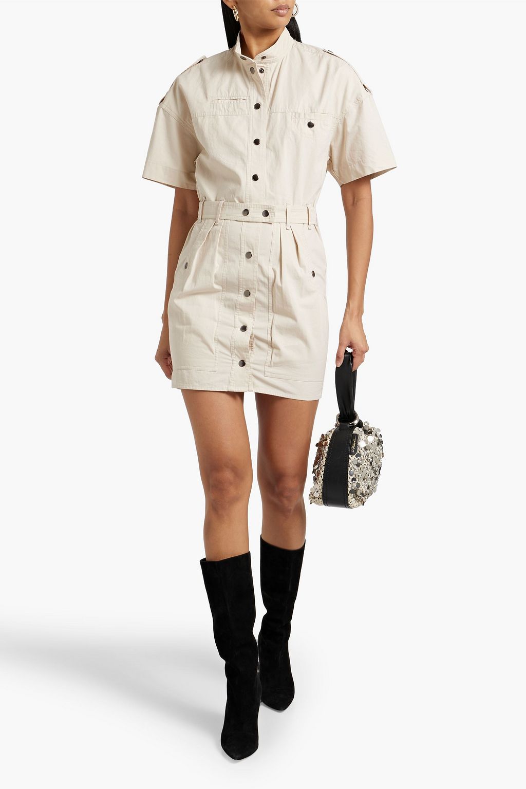 MARANT ÉTOILE Rodwell cotton-canvas mini dress