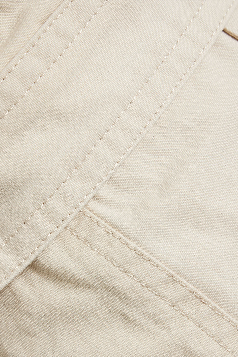 Isabel Marant Étoile Roscoe Cotton-canvas Shorts In Beige