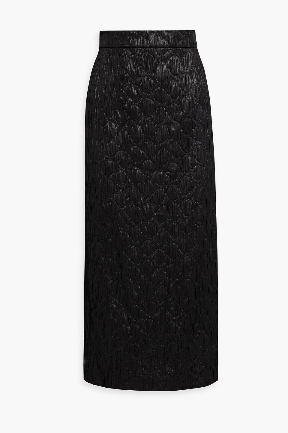 Roksanda Ida Matelassé Midi Pencil Skirt In Black