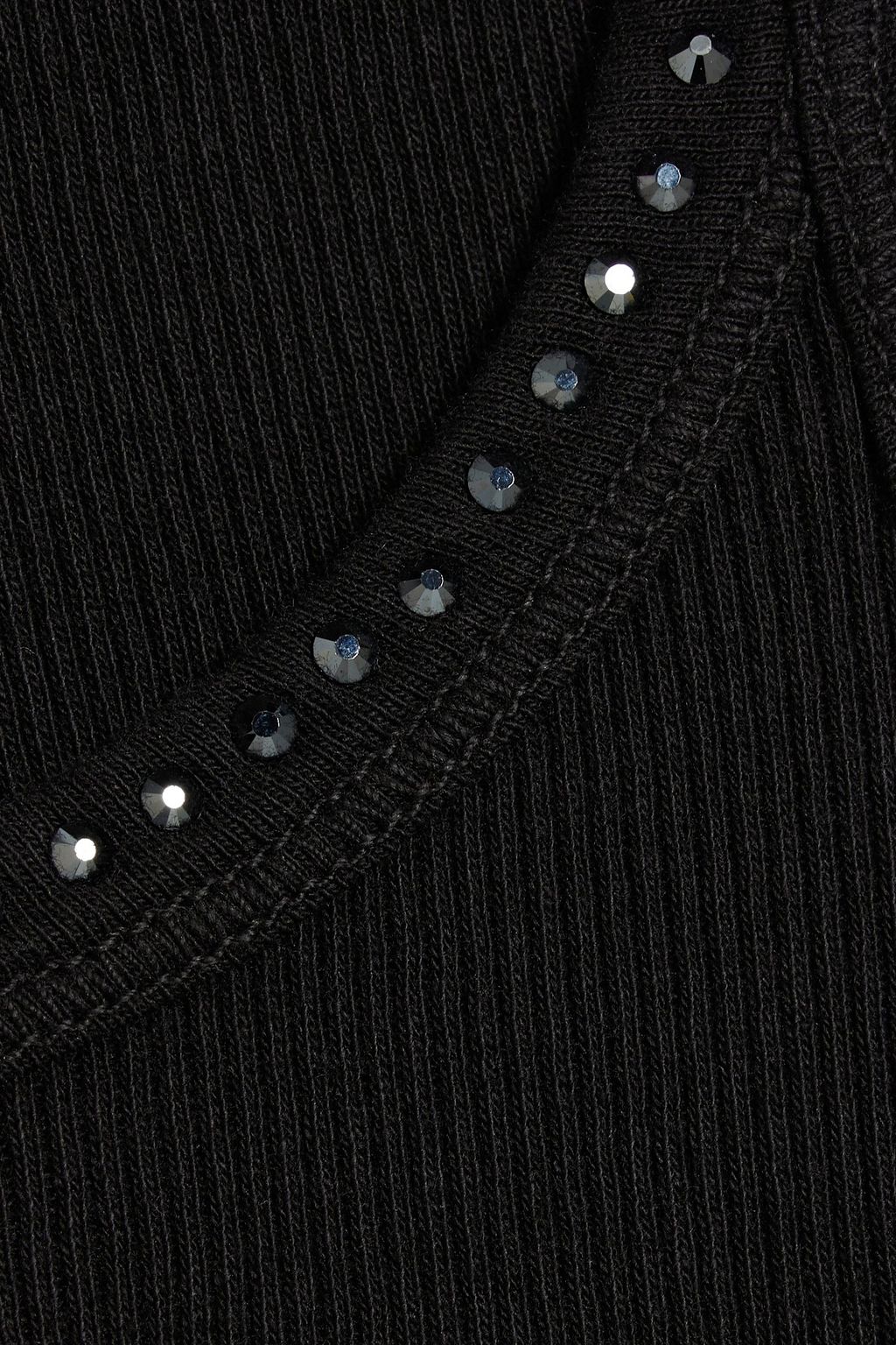 RE/DONE BY HANES Ribbed cotton-jersey tank