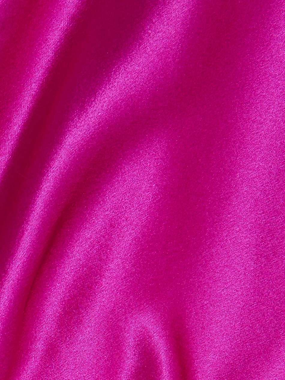 milena cape-effect silk-satin maxi dress