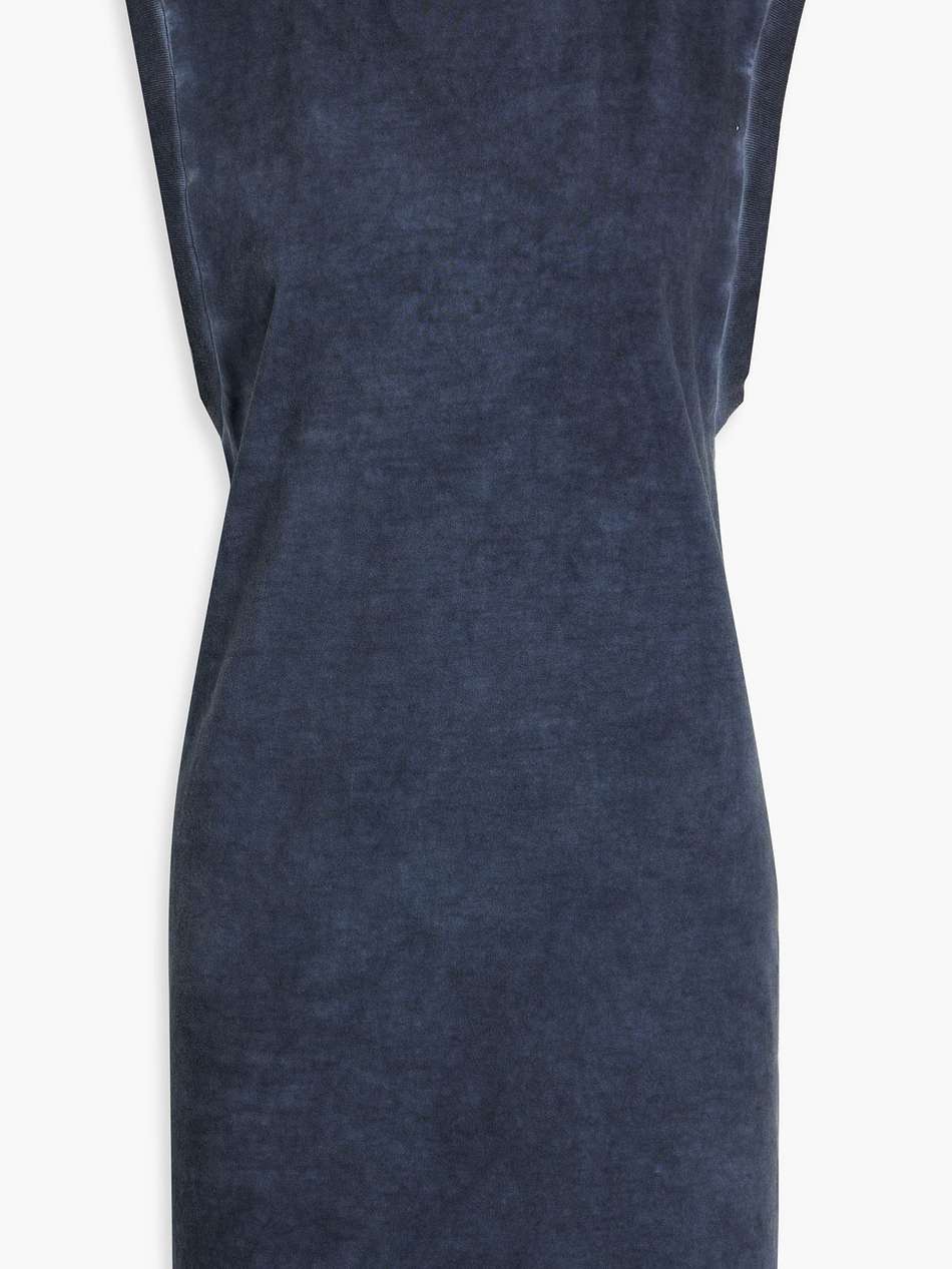 washed cotton-jersey mini dress