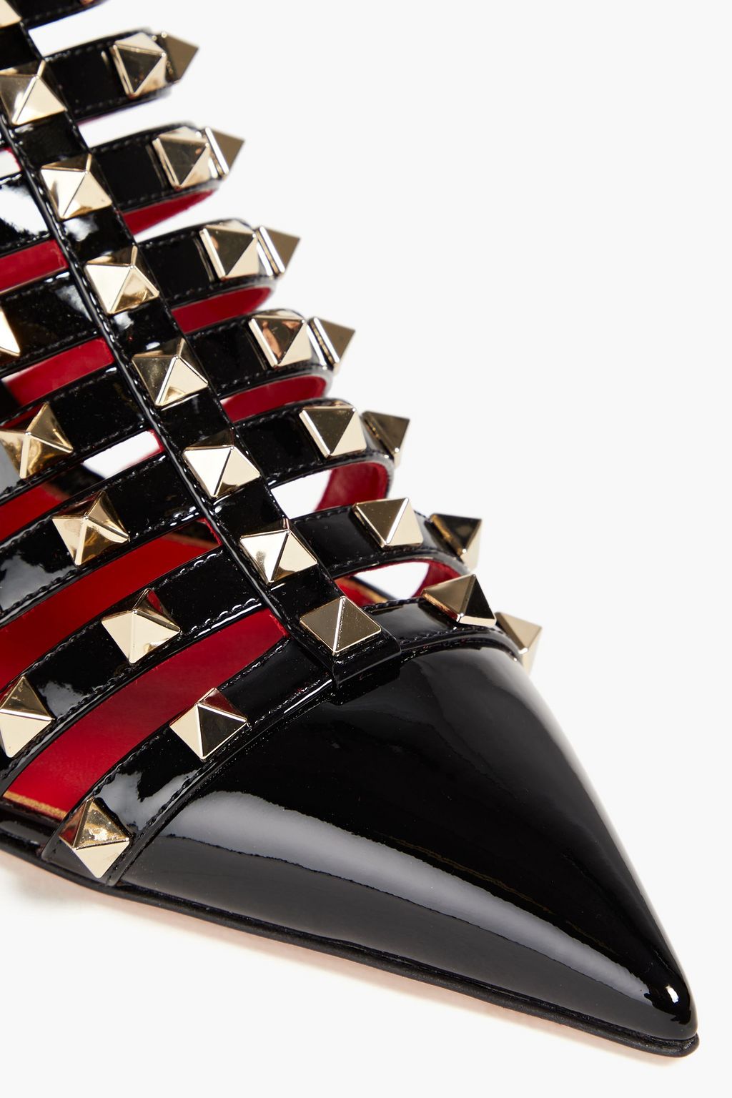VALENTINO GARAVANI Rockstud patent-leather pumps