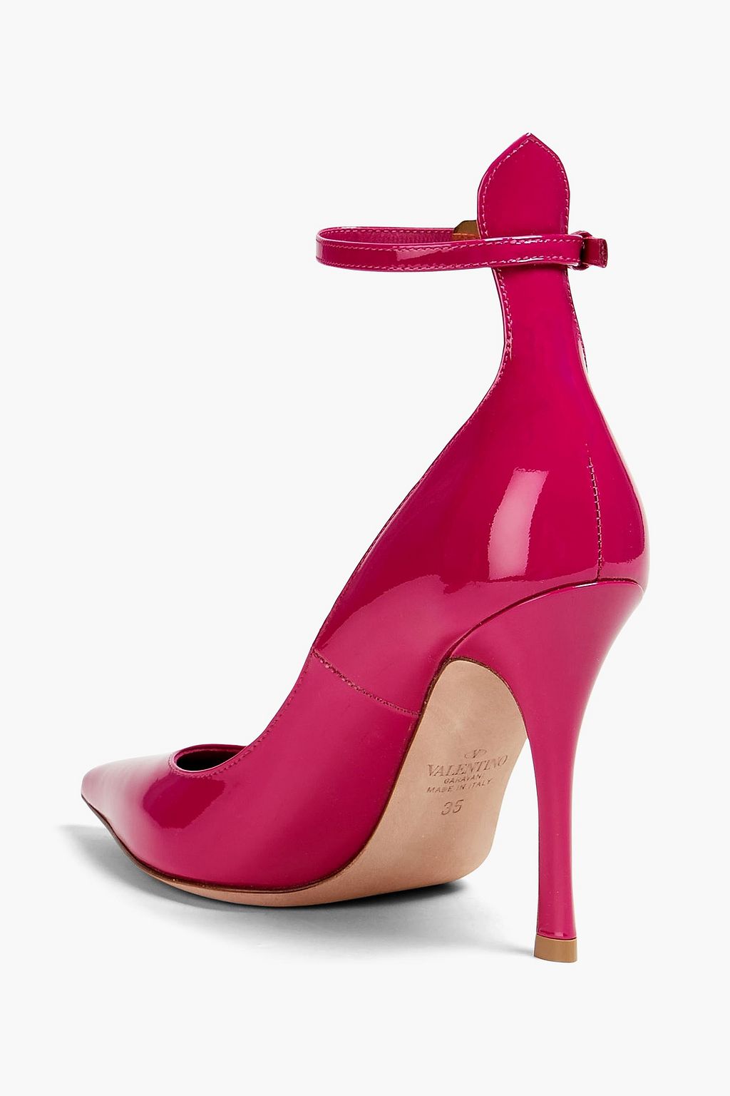 VALENTINO GARAVANI Tan-go patent-leather pumps