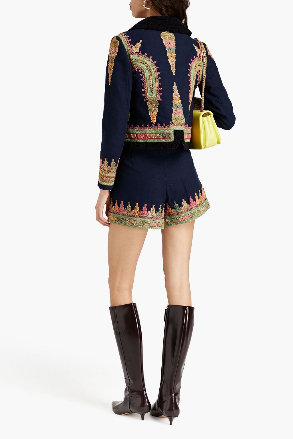 VALENTINO GARAVANI Embroidered cotton jacket