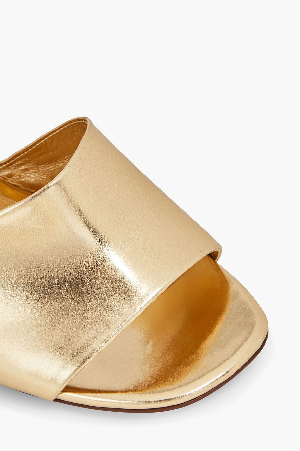 VALENTINO GARAVANI Metallic leather sandals
