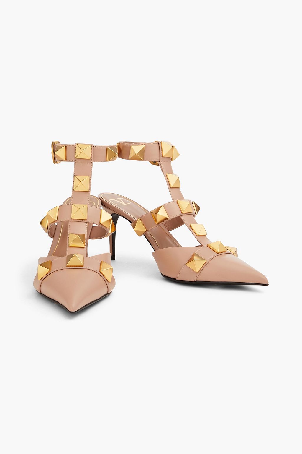 VALENTINO GARAVANI Roman Stud レザー パンプス