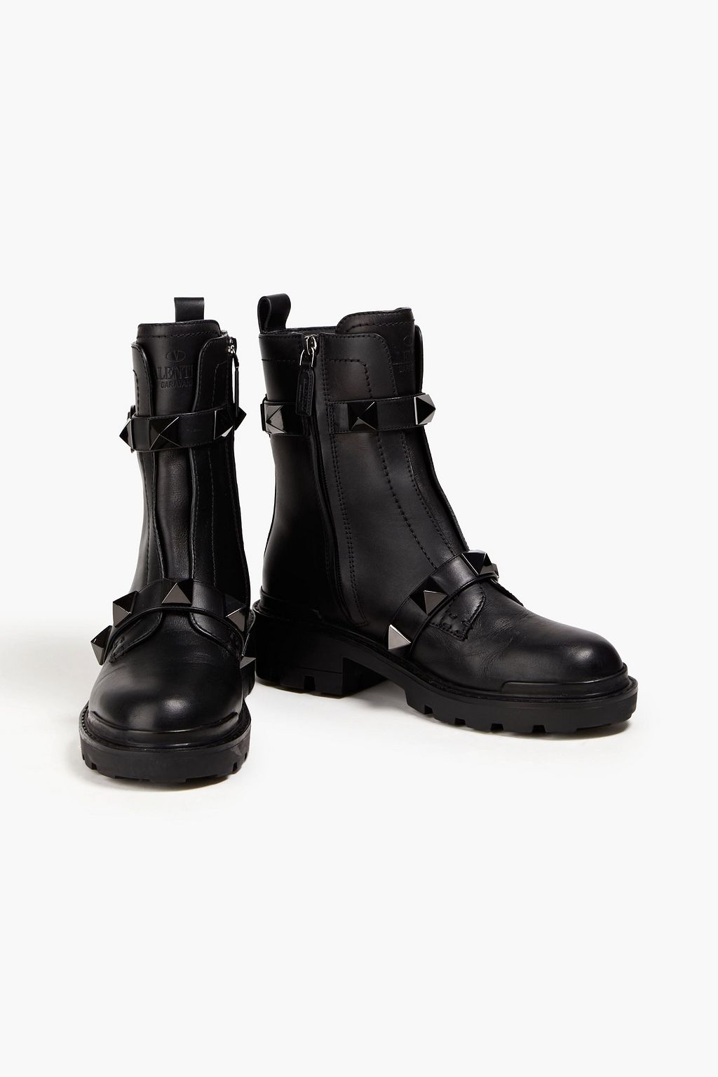 VALENTINO GARAVANI Roman Stud leather ankle boots