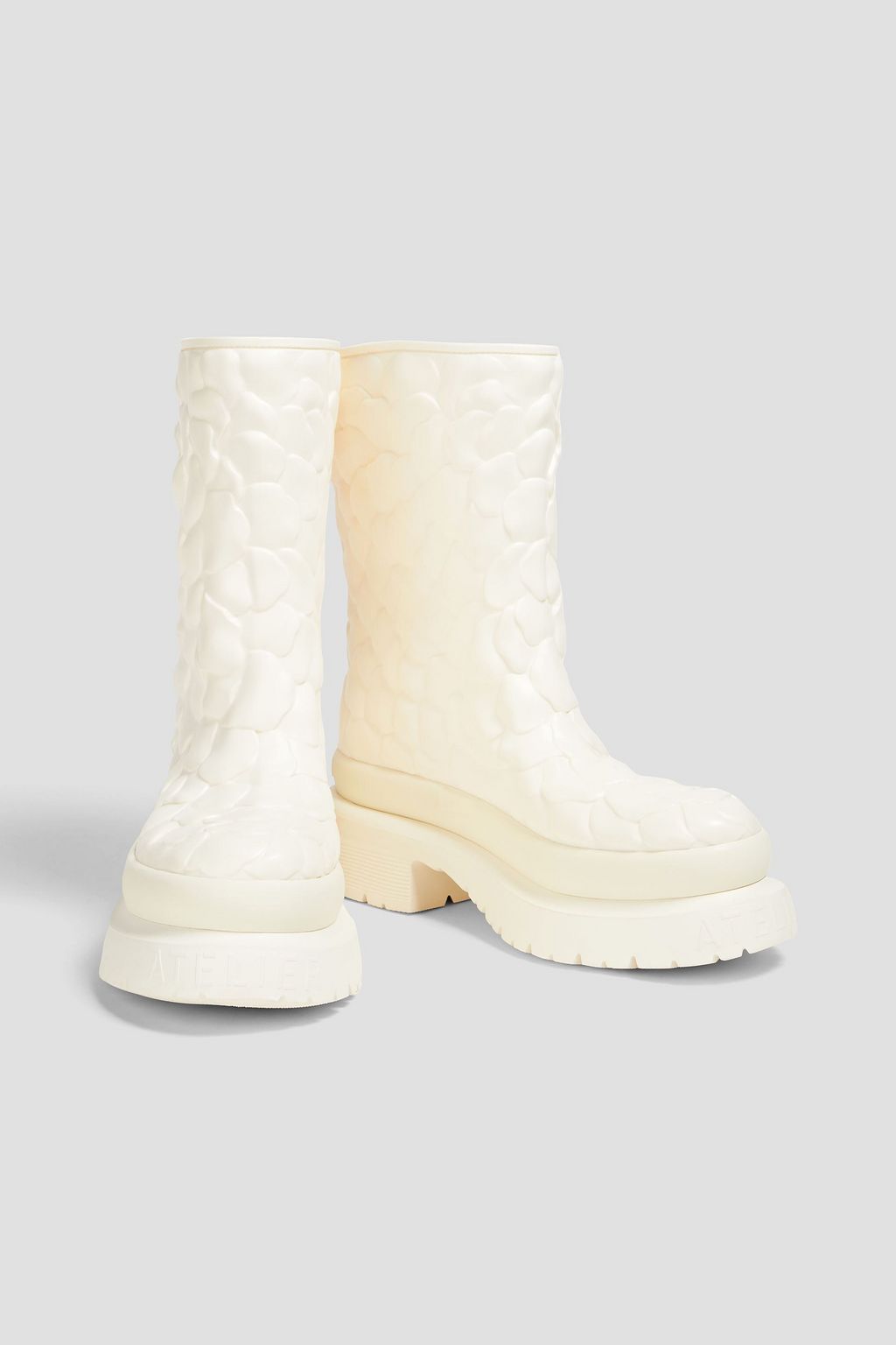 VALENTINO GARAVANI Atelier 03 Rose Edition PVC platform rain boots