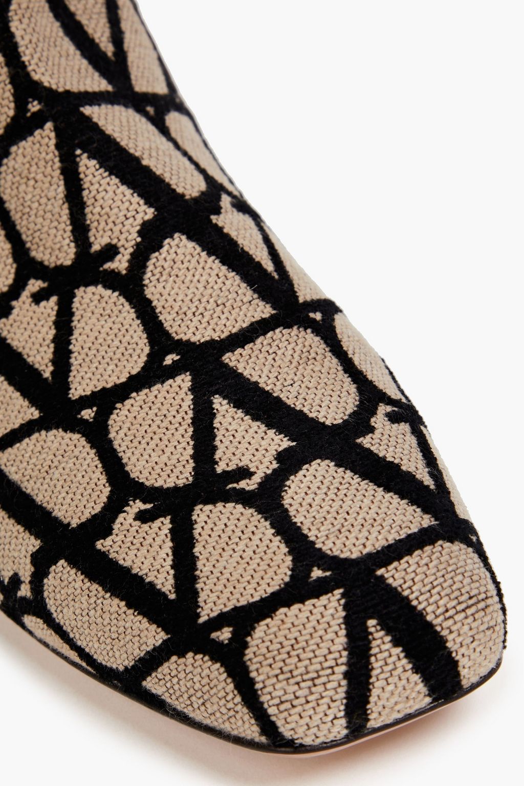 VALENTINO GARAVANI VLOGO jacquard knee boots