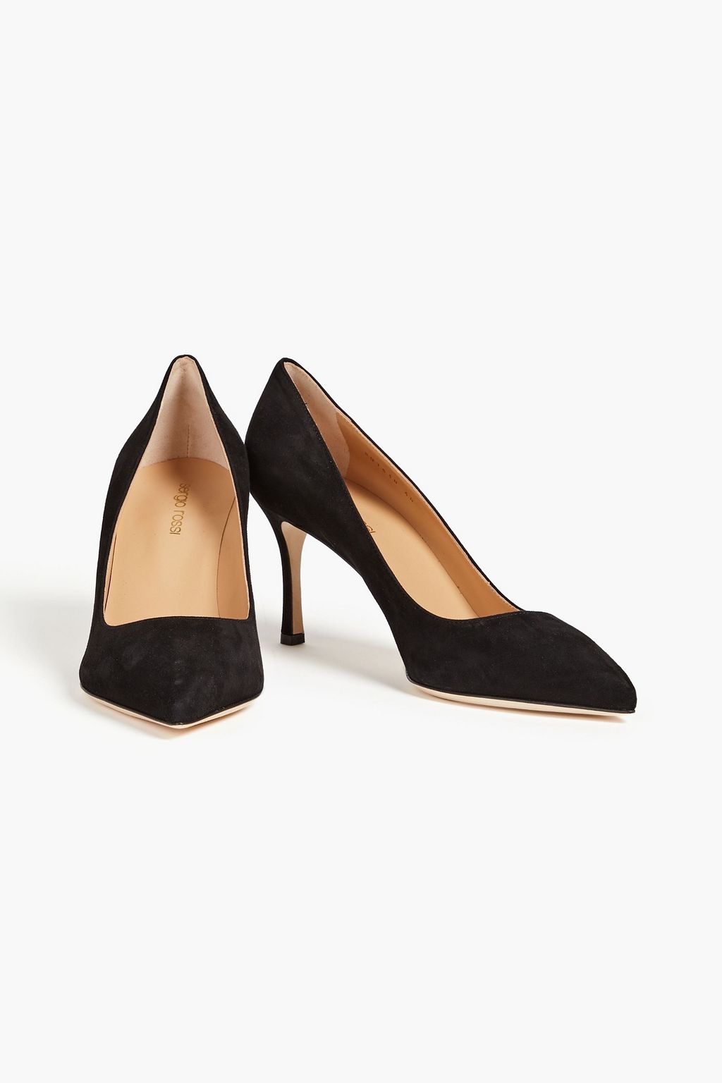 SERGIO ROSSI New Secret suede pumps